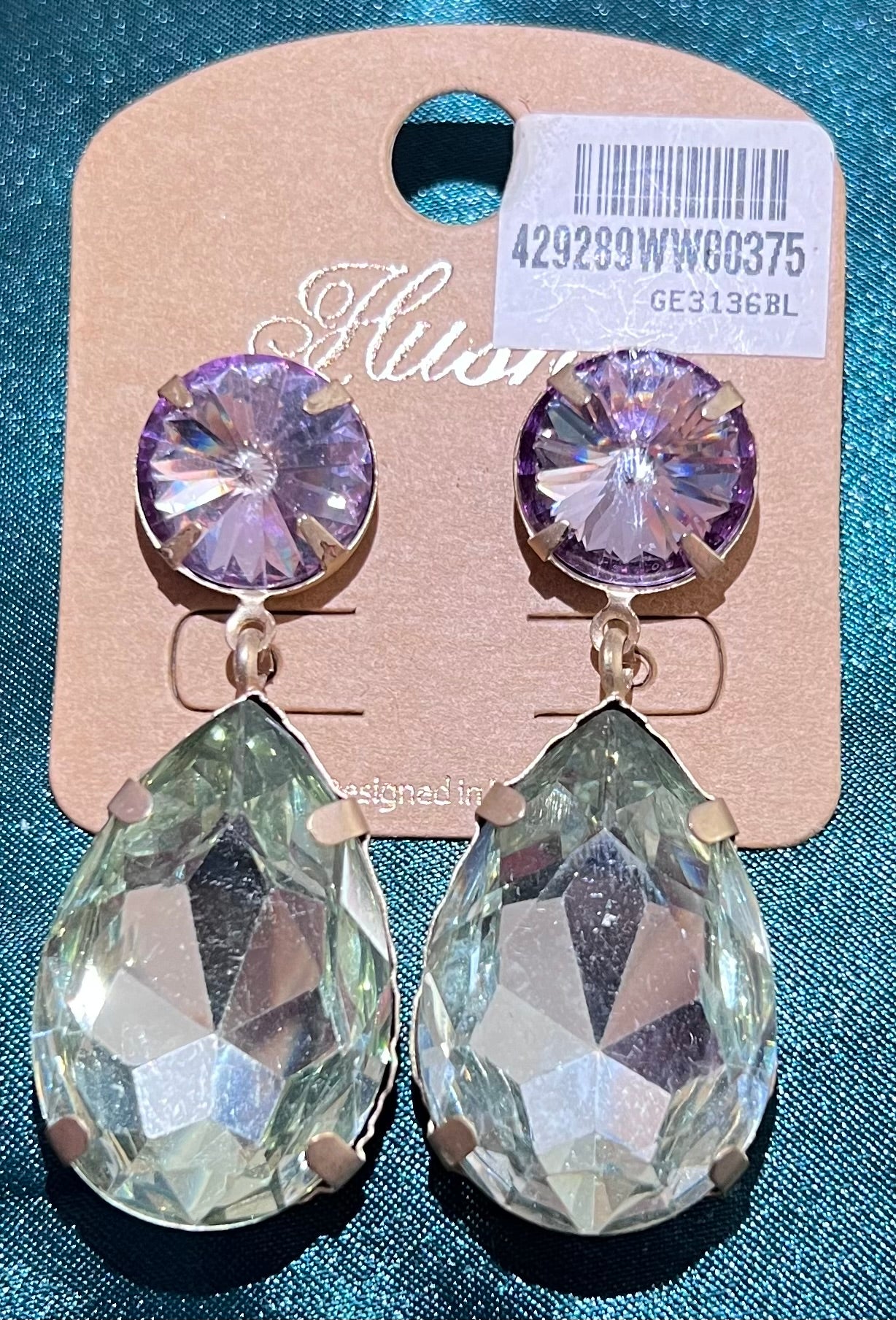 Little’s Multi Color Teardrop Earrings