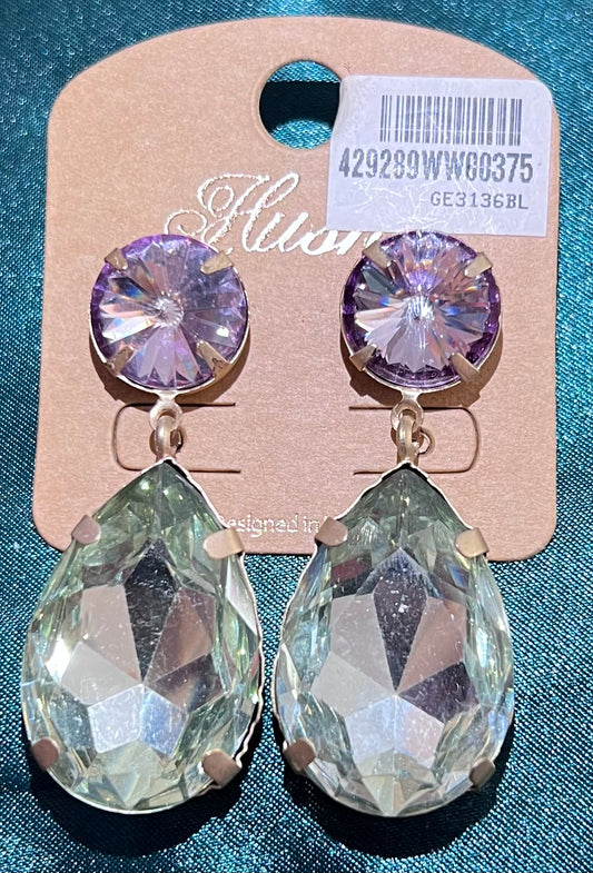 Little’s Multi Color Teardrop Earrings