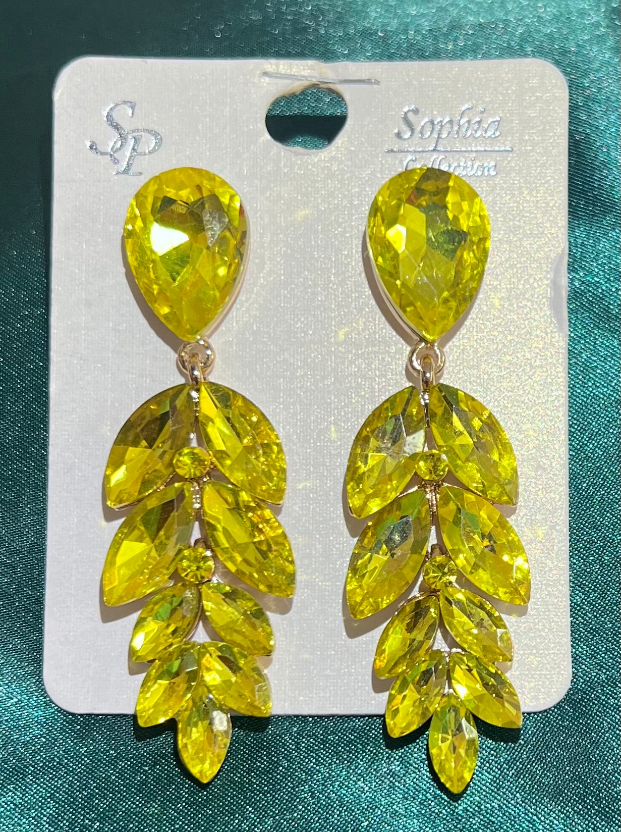 Leaf Teardrop Earrings