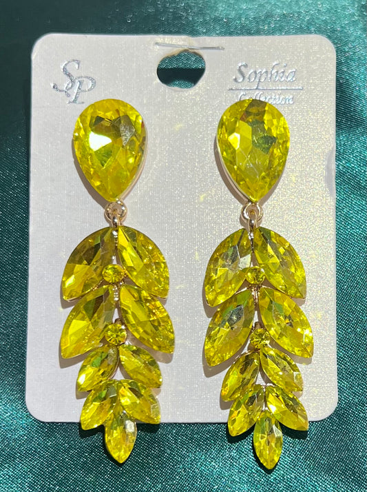 Leaf Teardrop Earrings