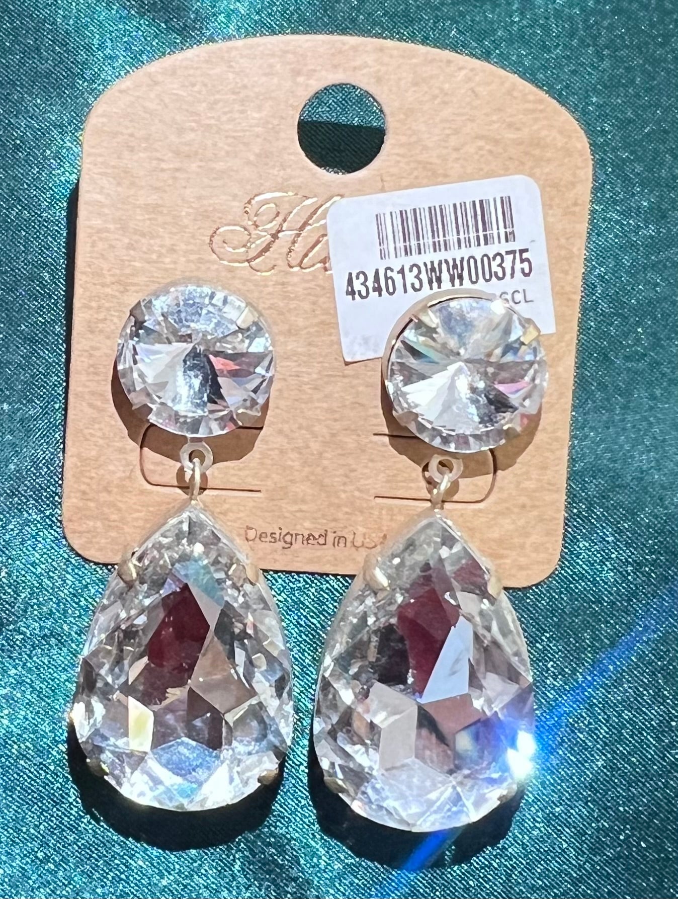 Little’s Multi Color Teardrop Earrings